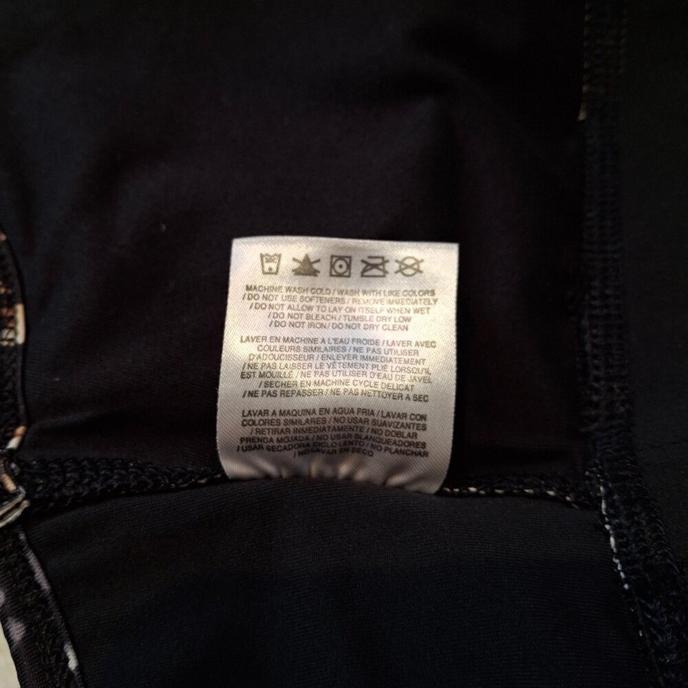 Nike Diamonds Graphic Sports Bra Sz L Racerback Removable Pads Workout Grunge - Picture 11 of 11